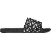 Emporio Armani unisex. 7X000109_AF15125 Flip Flops All Over Logo svart (43), Karta, Ingen, Casual, Strandkläder