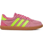 Adidas Låg sneaker 'Breaknet Sleek' neongrön / eosin / mörkrosa