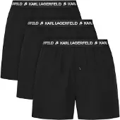 Karl Lagerfeld Boxershorts svart / vit