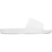 Ralph Lauren för män. 809961001004 Flip-flops Signature vit (41), Karta, Ingen, Casual, Strandkläder
