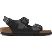 Birkenstock Milano Natural Leather Narrow Black