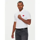 HUGO T-shirt 'Dereso' röd / svart / vit