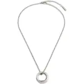 Calvin Klein Twisted Circle Pendant Necklace