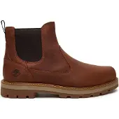 Timberland för män. TB0A6A4WEM61 Britton Road chelsea boots i brunt läder (40), Hud, Karta, Ingen, Casual, Hållbar