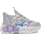 SKECHERS Infinite Heart Lights Eternal Shimmer Skor Utan Snören