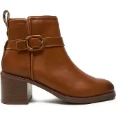 Clarks Chamberly Trim Mid Tan Lea Stövlar
