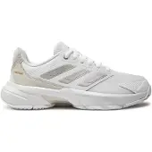 Adidas Sportsko 'CourtJam Control 3' ljusgrå / silver / vit