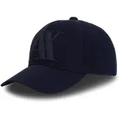 Armani Exchange för män. 954079CC51837735 Marinblå slät keps (OSFA), Casual, Marino