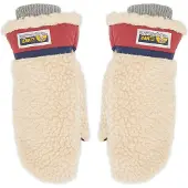 ELMER - Damkläder - Teddy Mitten Beige Wine för UnisexUll - Storlek M