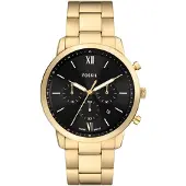 Fossil Analog klocka 'NEUTRA' guld / svart
