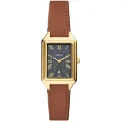Fossil Analog klocka 'RAQUEL' brun / guld / svart