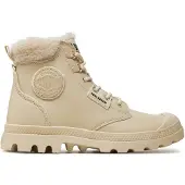 Palladium Stövlett med snörning 'Pampa' beige
