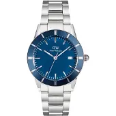 Daniel Wellington Iconic Paradigma Link Blue Enamel Silver 40mm