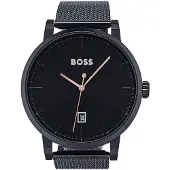 HUGO BOSS -herranalogklocka med kvartsurverk i rostfritt stål - 1513810