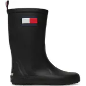 Tommy Hilfiger Gummistövlar RUDY pojkar - Svart - 32