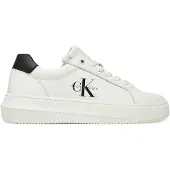 Calvin Klein Låg sneaker svart / vit