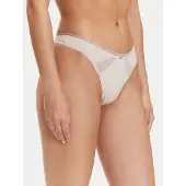 BOSS Microfibre thong with lace inserts