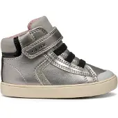 Geox Höga sneakers B GISLI GIRL flickor - Silver - 24