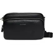 Calvin Klein Logo Pebbled Crossbody Camera Bag