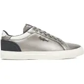 Pepe Jeans för kvinnor. PLS300005 Kenton Glam Sneakers i silver (38), Karta, Nyckelband, Casual