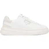 GUESS för män. FMFBANLEL12 Elban-tofflor, vita (44), Karta, Nyckelband, Casual