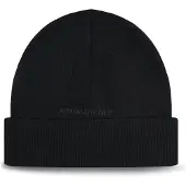 Armani Exchange för kvinnor. XW001445AF11896UC001 Svart yllemössa (OSFA), Ull