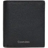 Calvin Klein Leather Rfid Foil Logo Trifold Wallet