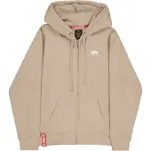 Alpha industries Sweatjacka sand / röd / vit
