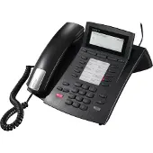 AGFEO ST 42, Analog telefon, 1000 poster, Namn och uppringnings-ID, Svart