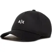 Armani Exchange Keps svart / vit