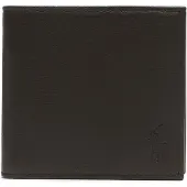 Ralph Lauren unisex. 405914235001 Plånbok i brunt kornigt läder (OSFA), Casual, Klassisk, Hud