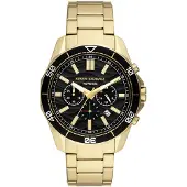Giorgio Armani Spencer Chronograph gold black AX1958