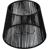 QAZQA Uteskärm med svart rep IP54 40/28/30 - Jayla