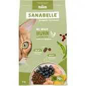 Sanabelle No Grain Kyckling 2 kg spannmålsfritt foder för katter