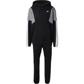 Nike Träningsoverall 'CLUB FLEECE' grå / svart / vit