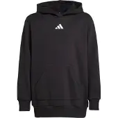 Adidas Träningsset 'Junior Girls Hooded Jogger' svart / vit