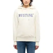 Mustang Sweatshirt 'Margo' mörkblå / vit
