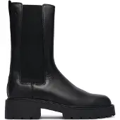 Calvin Klein Leather Tall Chunky Chelsea Boots