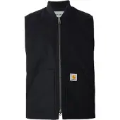 Carhartt WIP - Jackor - Classic Vest Black Rigid för UnisexBomull - Storlek M - Svart