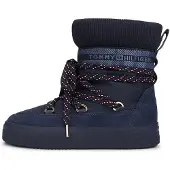 Tommy Hilfiger Logo Tape Warm Lined Lace Up Snow Boots