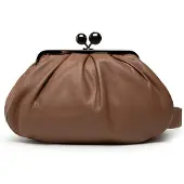 Weekend Max Mara Clutchväska 'Cubico' brun