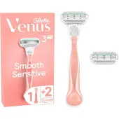 Gillette Venus Smooth Sensitive Rakhyvel + 2 rakblad