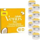 Venus - Pro ComfortGlide Coconut & Olay Razor Blades - Yellow/White - 10 pcs