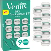 Gillette venus Venus - Pro ComfortGlide Sensitive Razor Blades - Green/White - 9 pcs