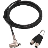 Dicota Security T-Lock Ultra Slim V2 - Lås för säkerhetskabel - 2 m