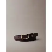 Calvin Klein Leather Monogram Hardware Belt