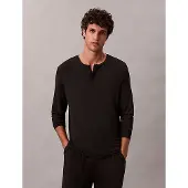Calvin Klein Henley Pyjama Top Ultra Soft Modal