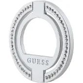 GUESS MagSafe Ring Rhinestone-hållare - silver