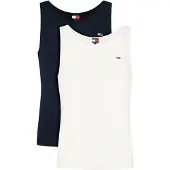 Tommy Hilfiger Tommy Jeans 2 Pack Tommy Flag Extra Slim Tank Tops