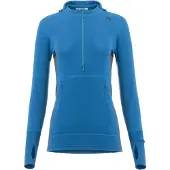 Aclima Women's WarmWool Hoodsweater with Zip Corsair/Marengo